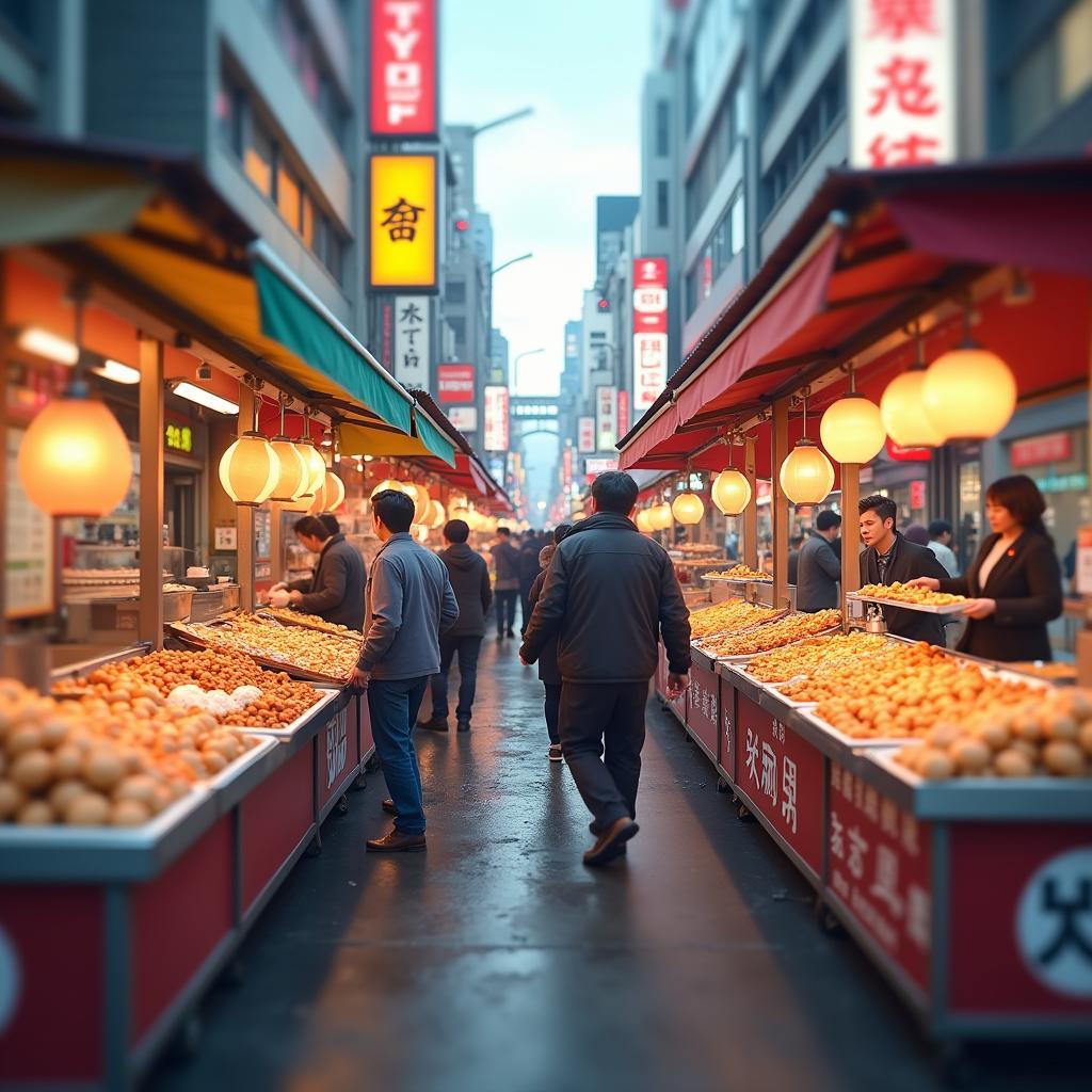 Exploring Tokyo Street Food through 3D Tour