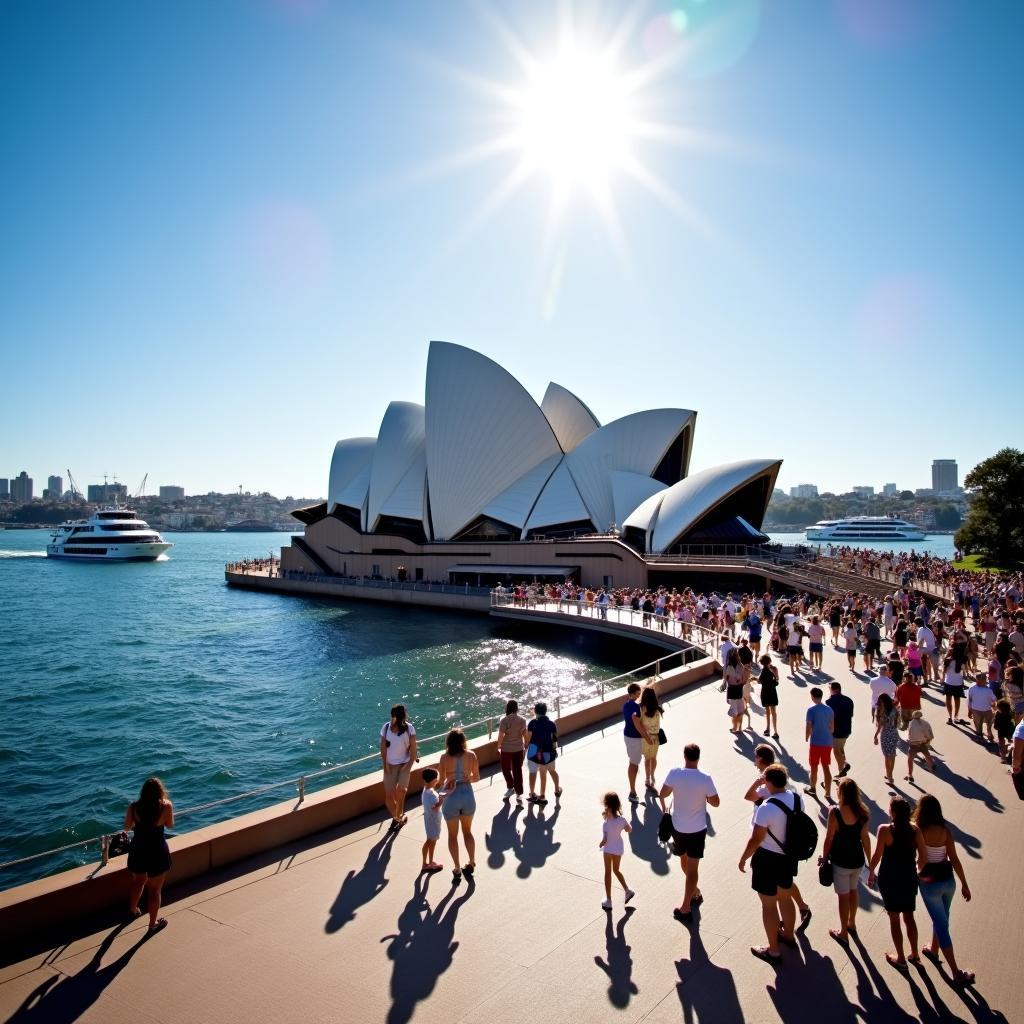 Sydney Opera House during 8 days Australia holiday tour