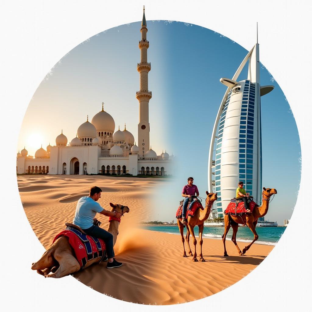 Combine Abu Dhabi city tours with a desert adventure