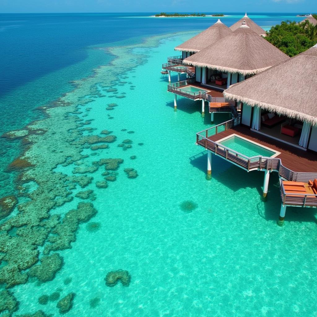 Overwater Bungalows at Adaaran Club Rannalhi