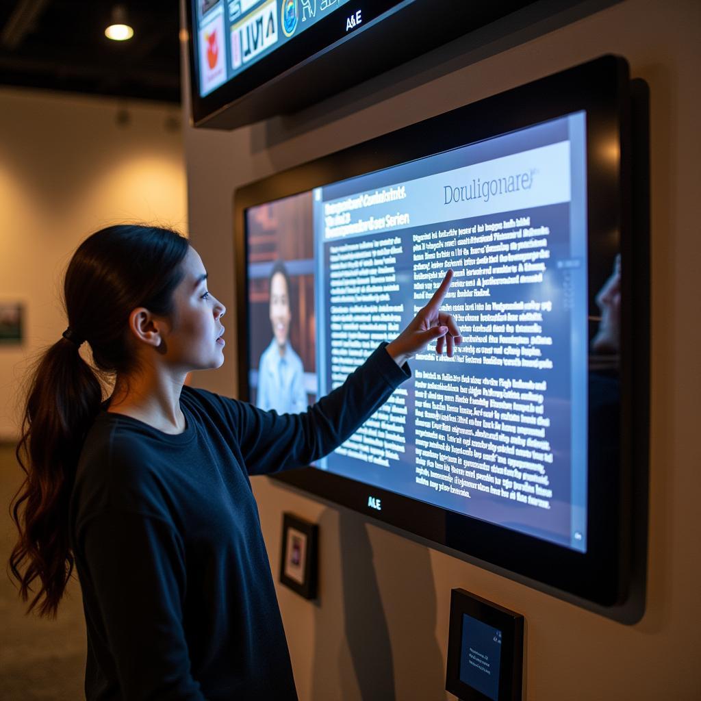 A&E Headquarters Interactive Exhibit