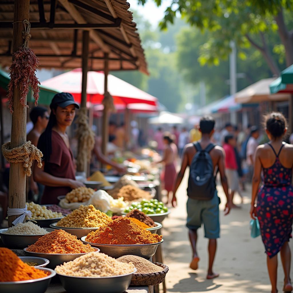 Agatti Island Local Market