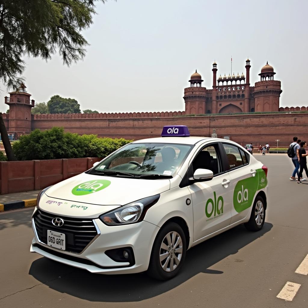 Ola Ride Between Agra Fort and Fatehpur Sikri