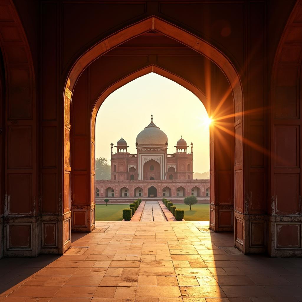 Agra Fort at Sunrise