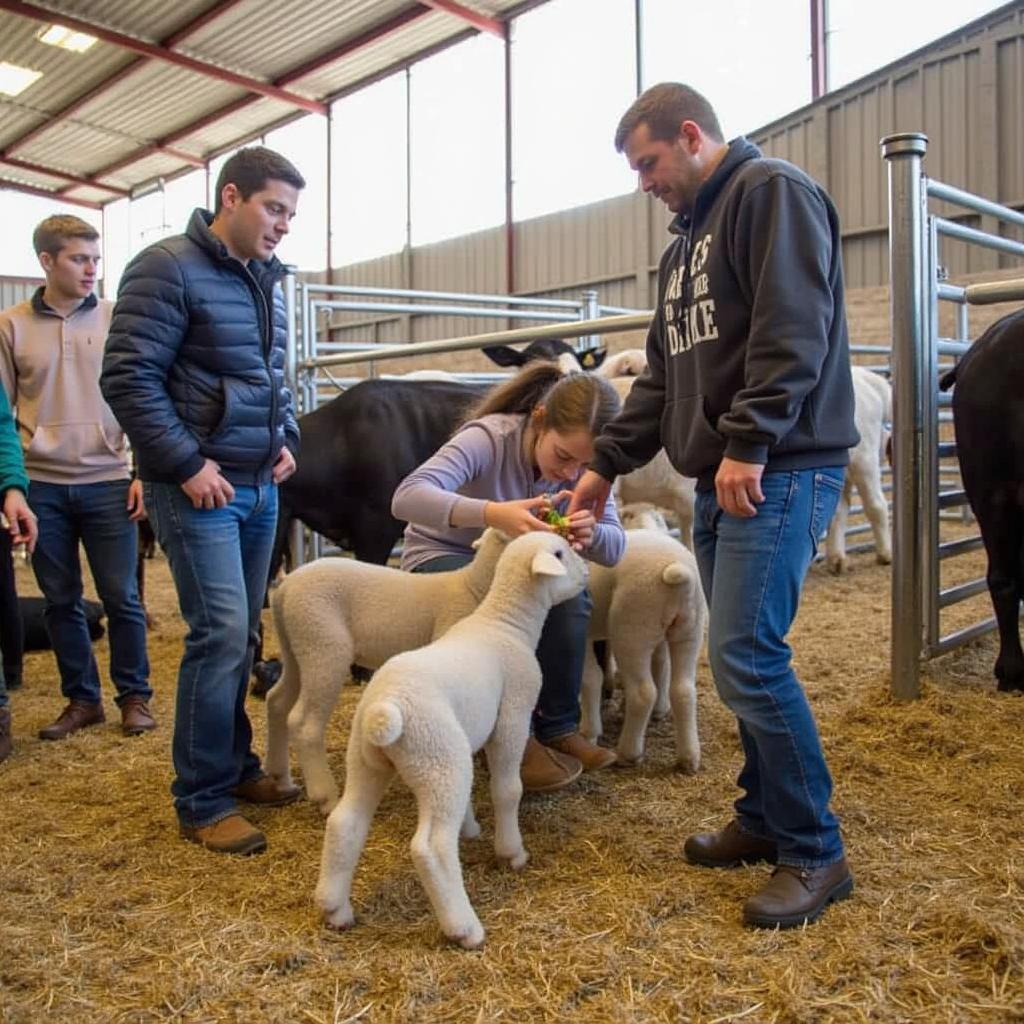 Agrodome Farm Tour - Interacting with Animals