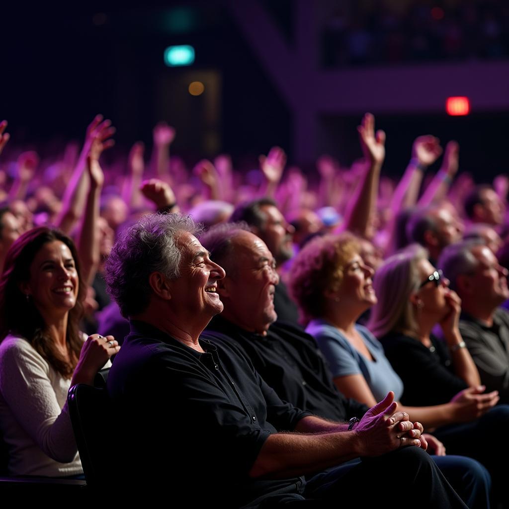 Air Supply Fans at a 2019 Concert