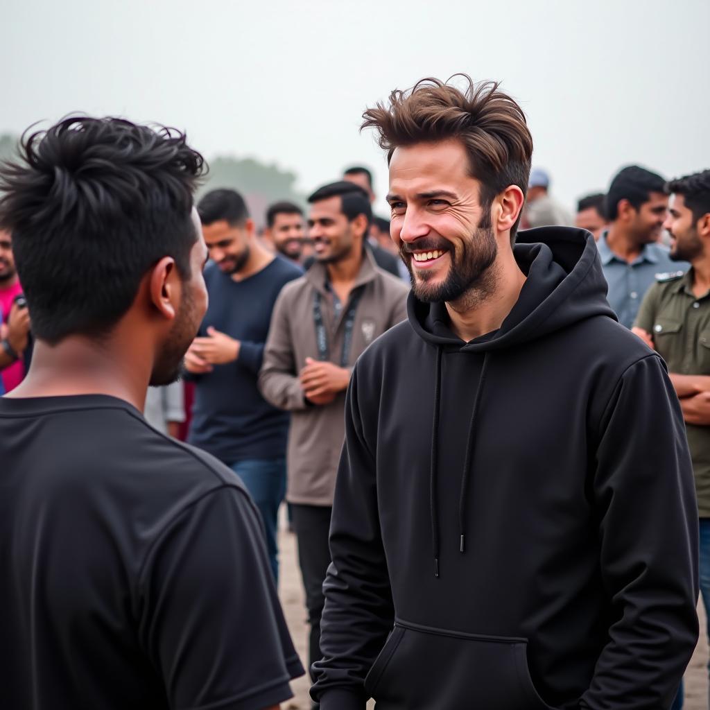 Alan Walker interacting with Indian fans