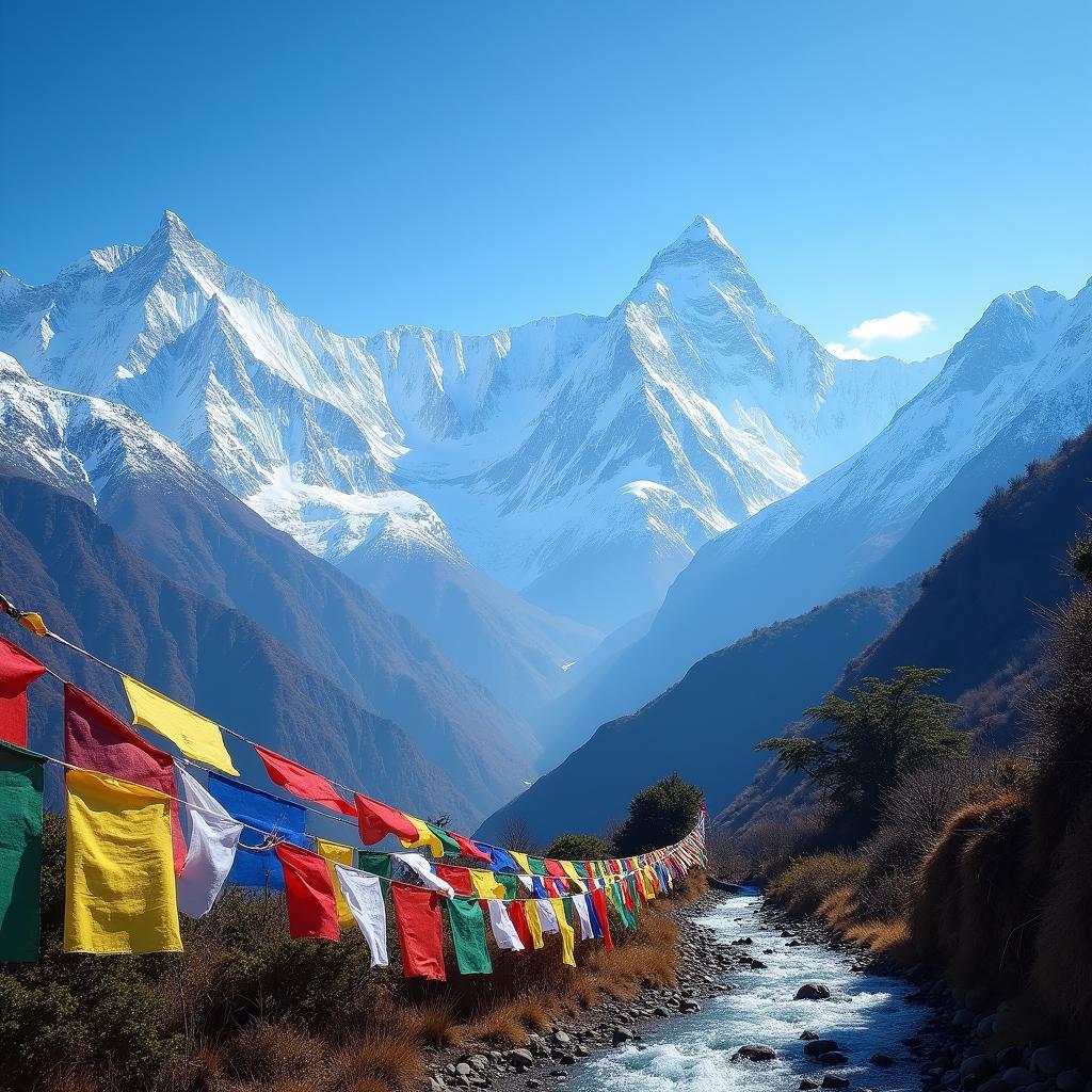 Breathtaking Himalayan View During Annapurna Trek