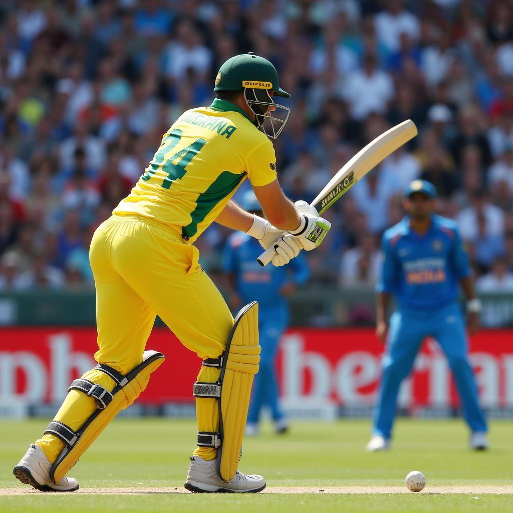 Australia vs. India Cricket Match 2010