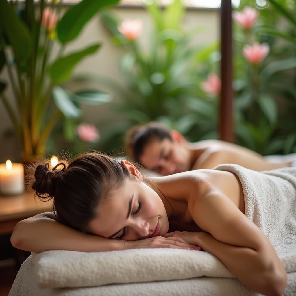 Romantic Couple's Spa Treatment in Bali