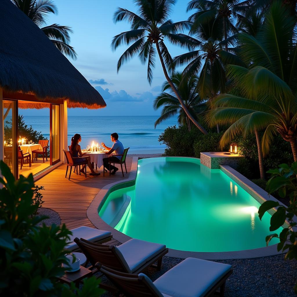 Romantic Bali Beach Villa for Honeymooners