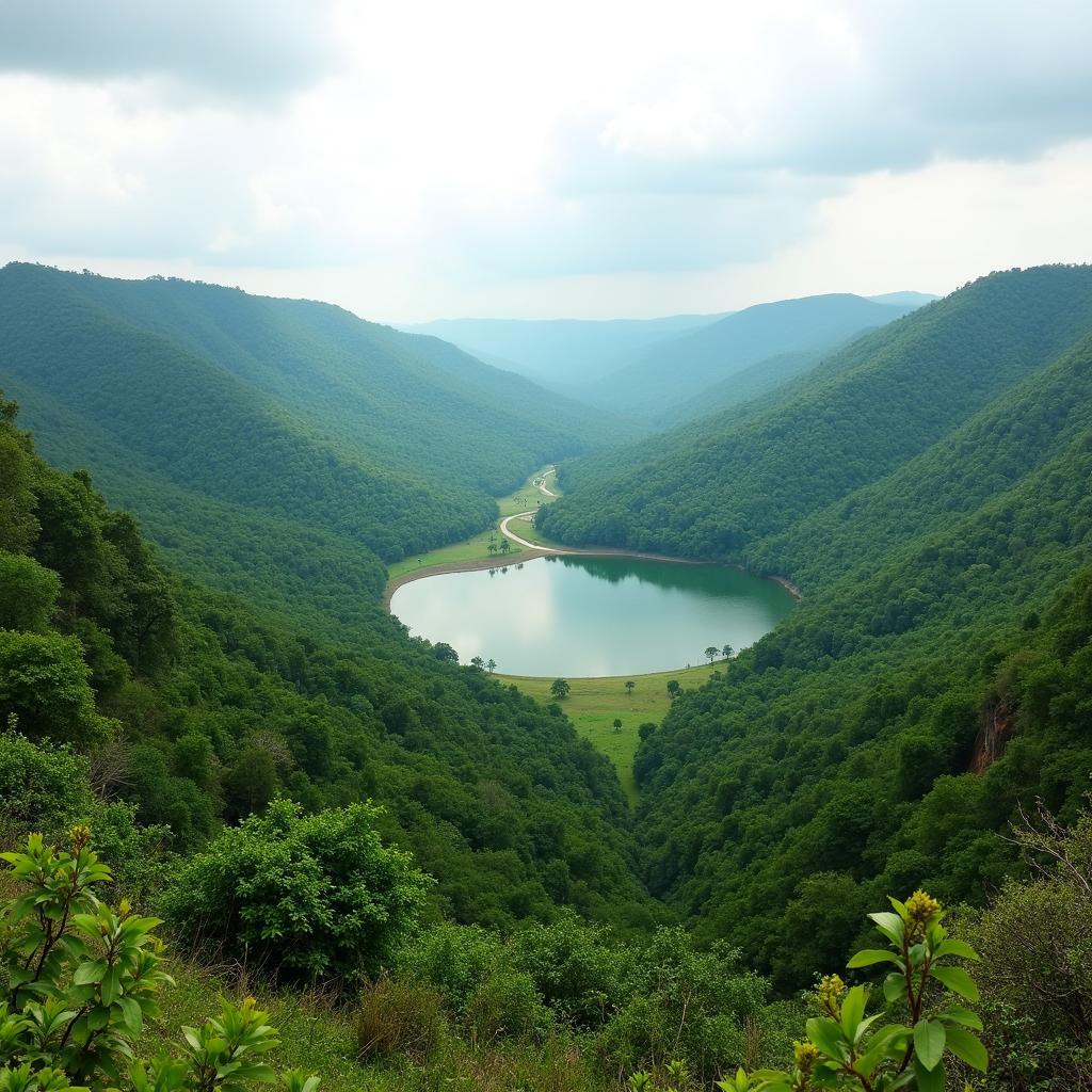 Bandhavgarh Landscape Panorama