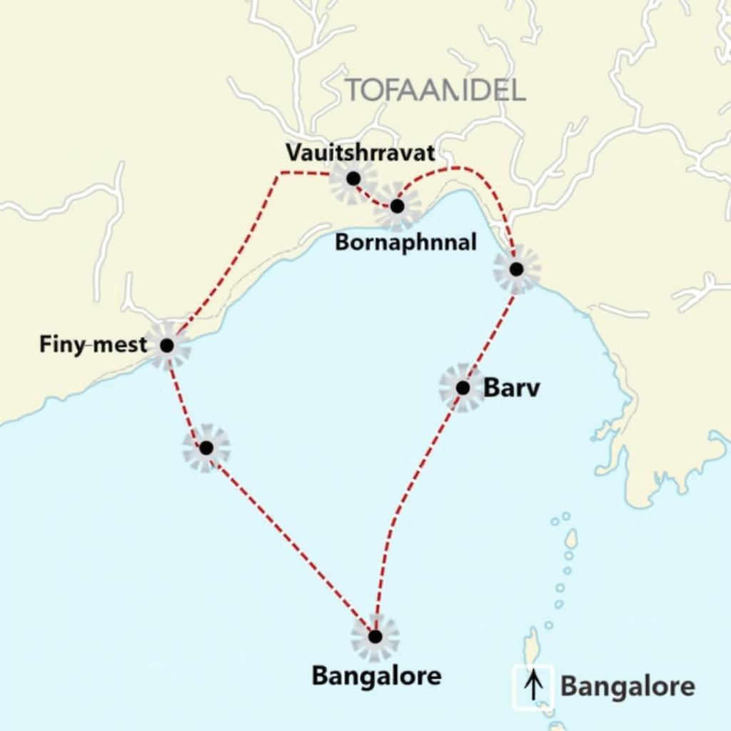 Scenic Route from Bangalore to Rameshwaram