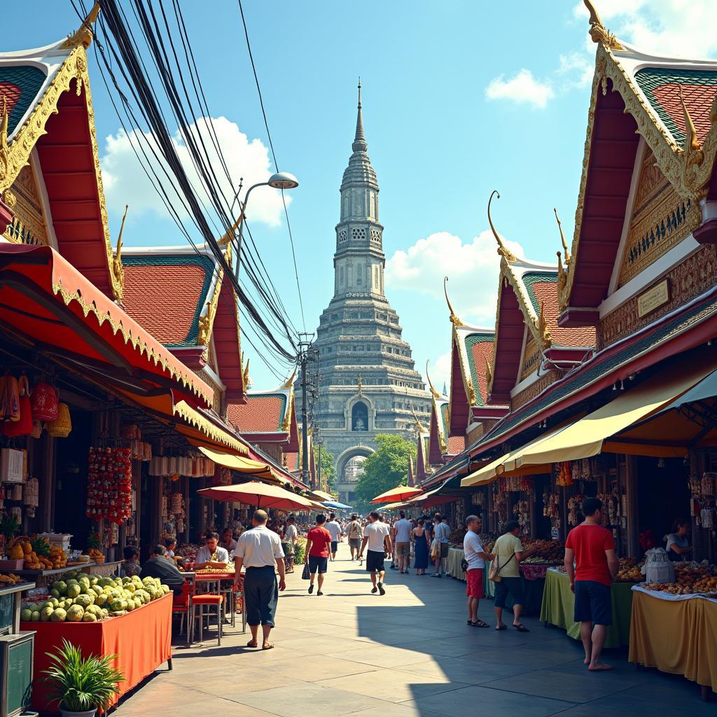 Exploring Bangkok's Temples and Markets