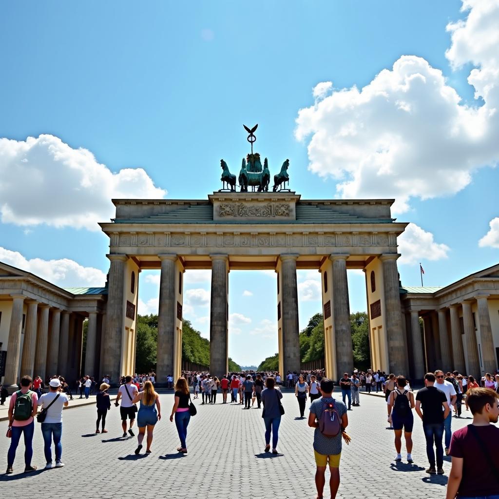 Brandenburg Gate during a 7 Day Germany Tour