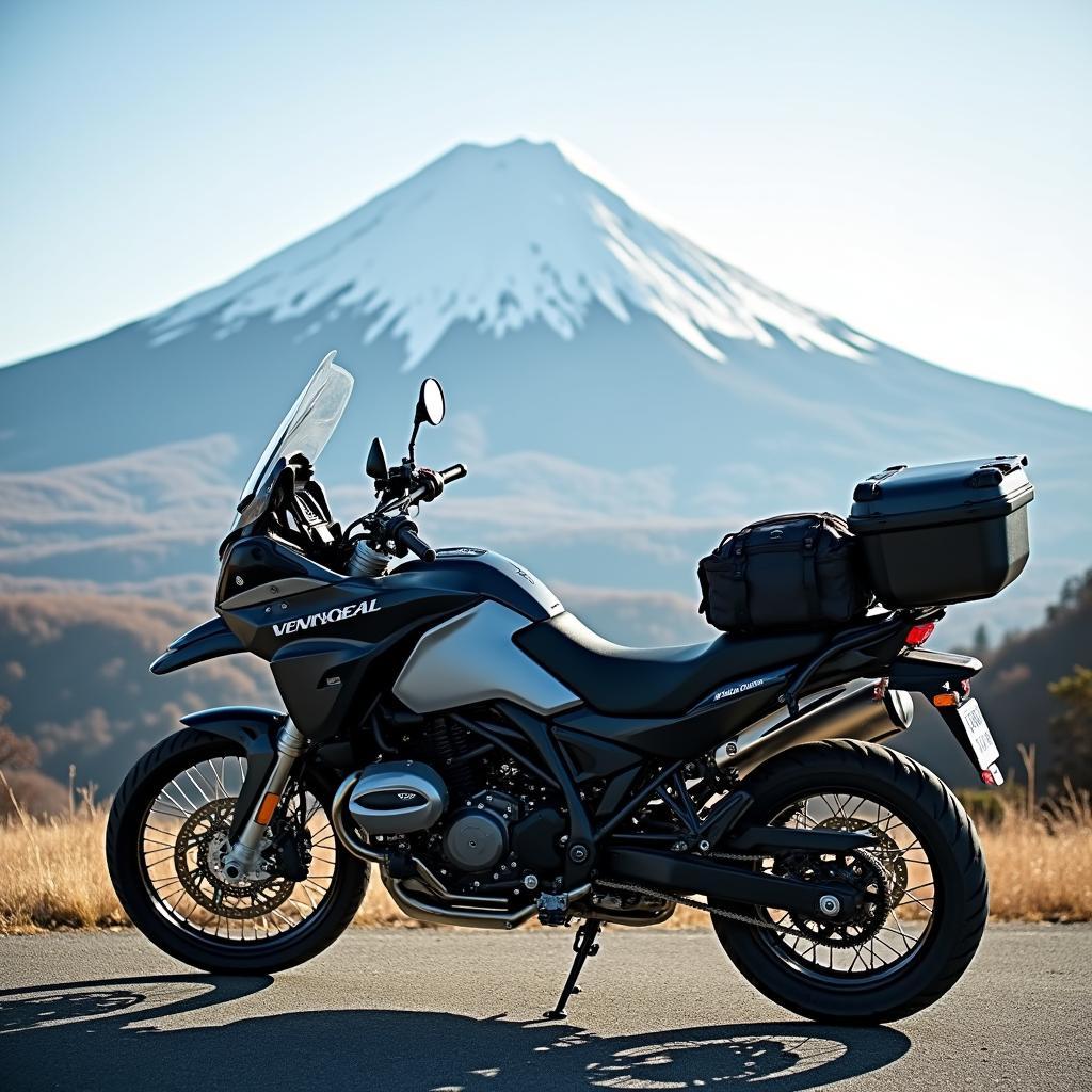 Best Touring Bike - Mount Fuji Backdrop