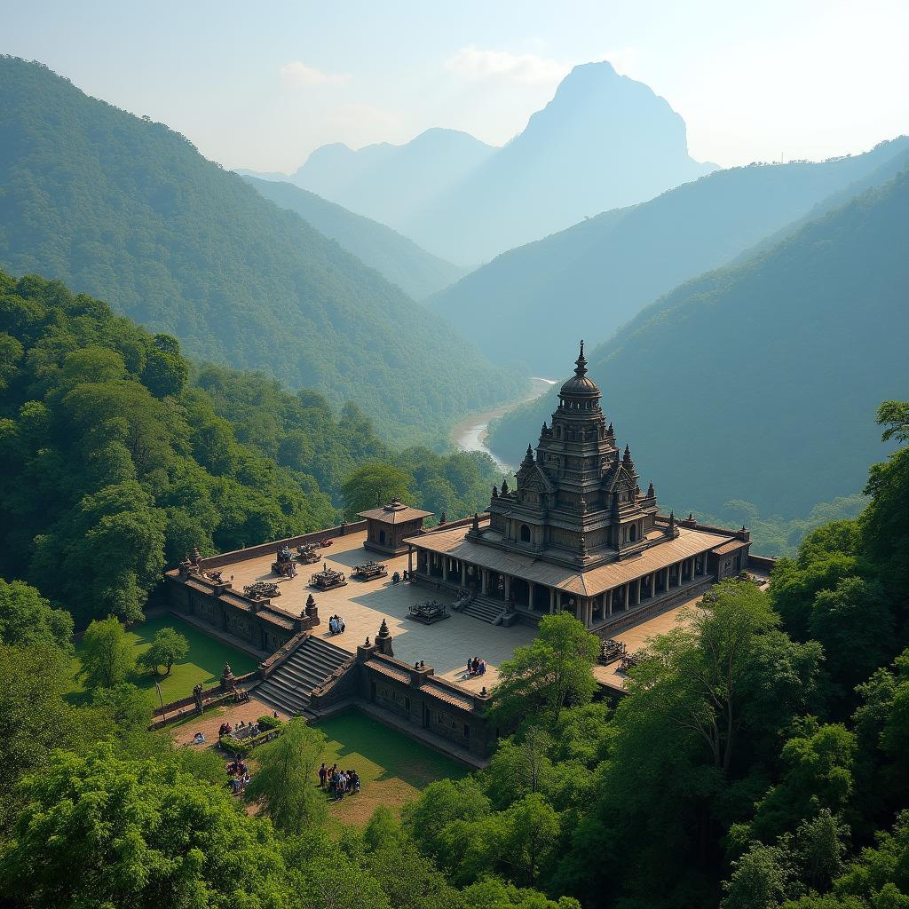 Bhimashankar Temple in the Sahyadri Mountains