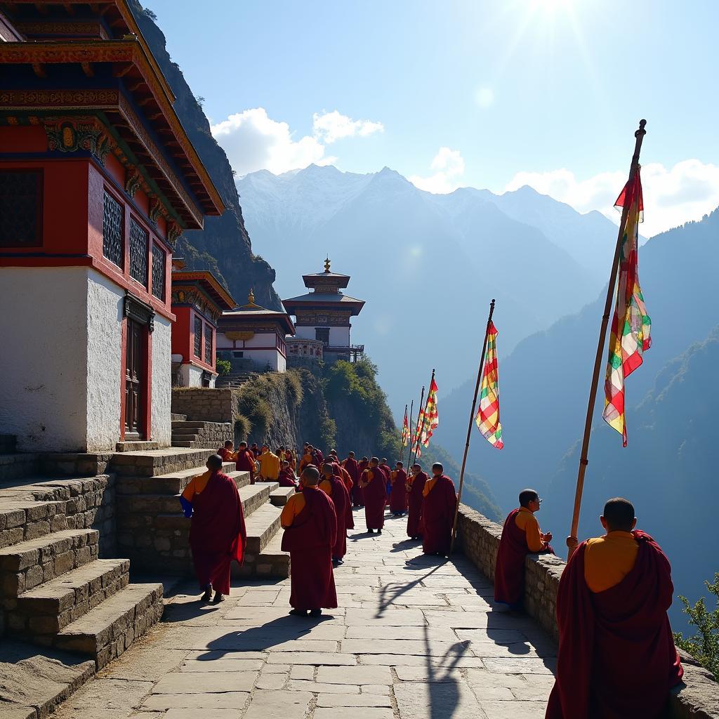 Bhutan Sikkim Darjeeling Monastery Visit