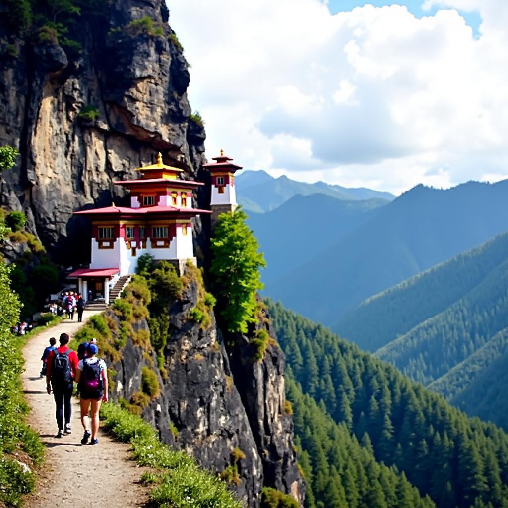 Bhutan Tour from Mumbai: Hiking to Tiger's Nest Monastery