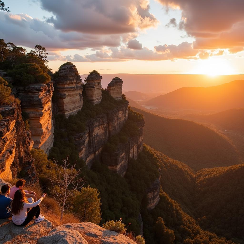 Anderson's Blue Mountains Tour at the Three Sisters