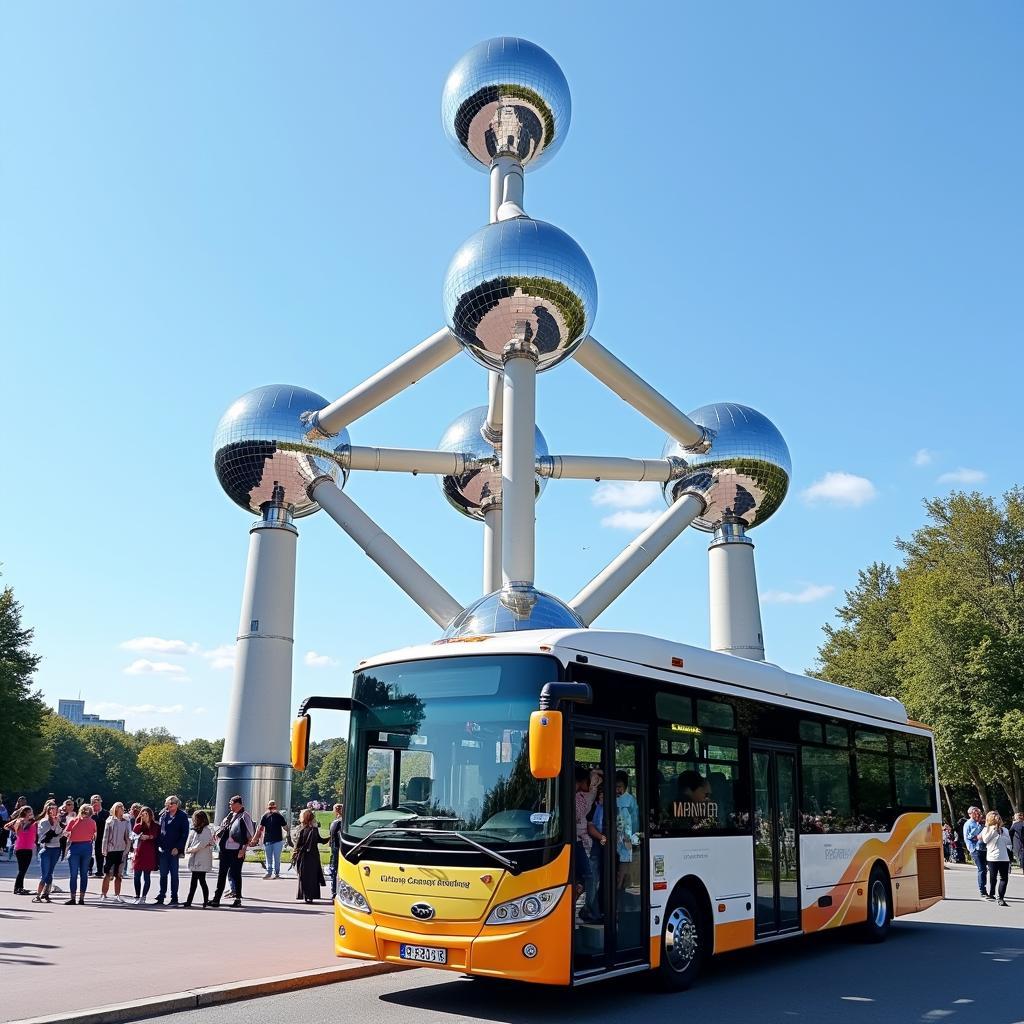 Brussels Hop On Hop Off Bus Tour at Atomium