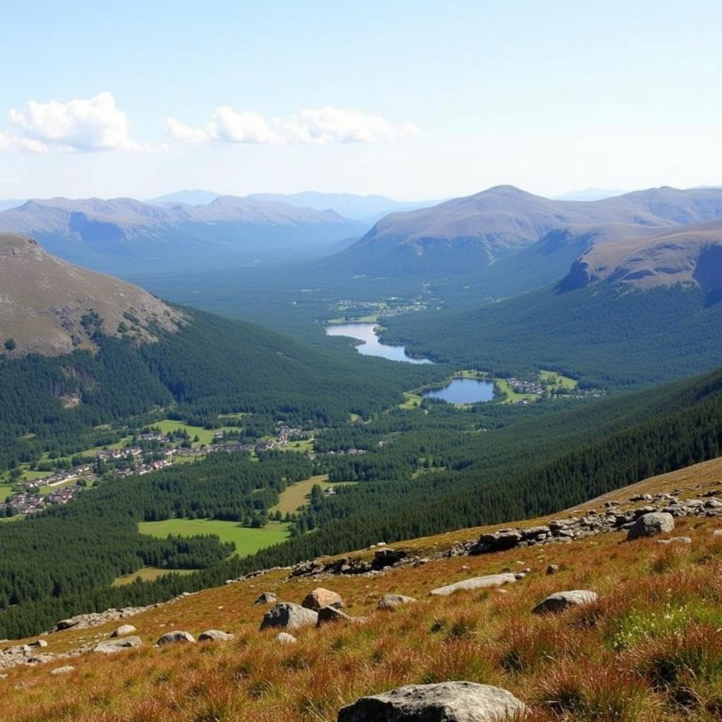 Cairngorms National Park Scotland Scenic View