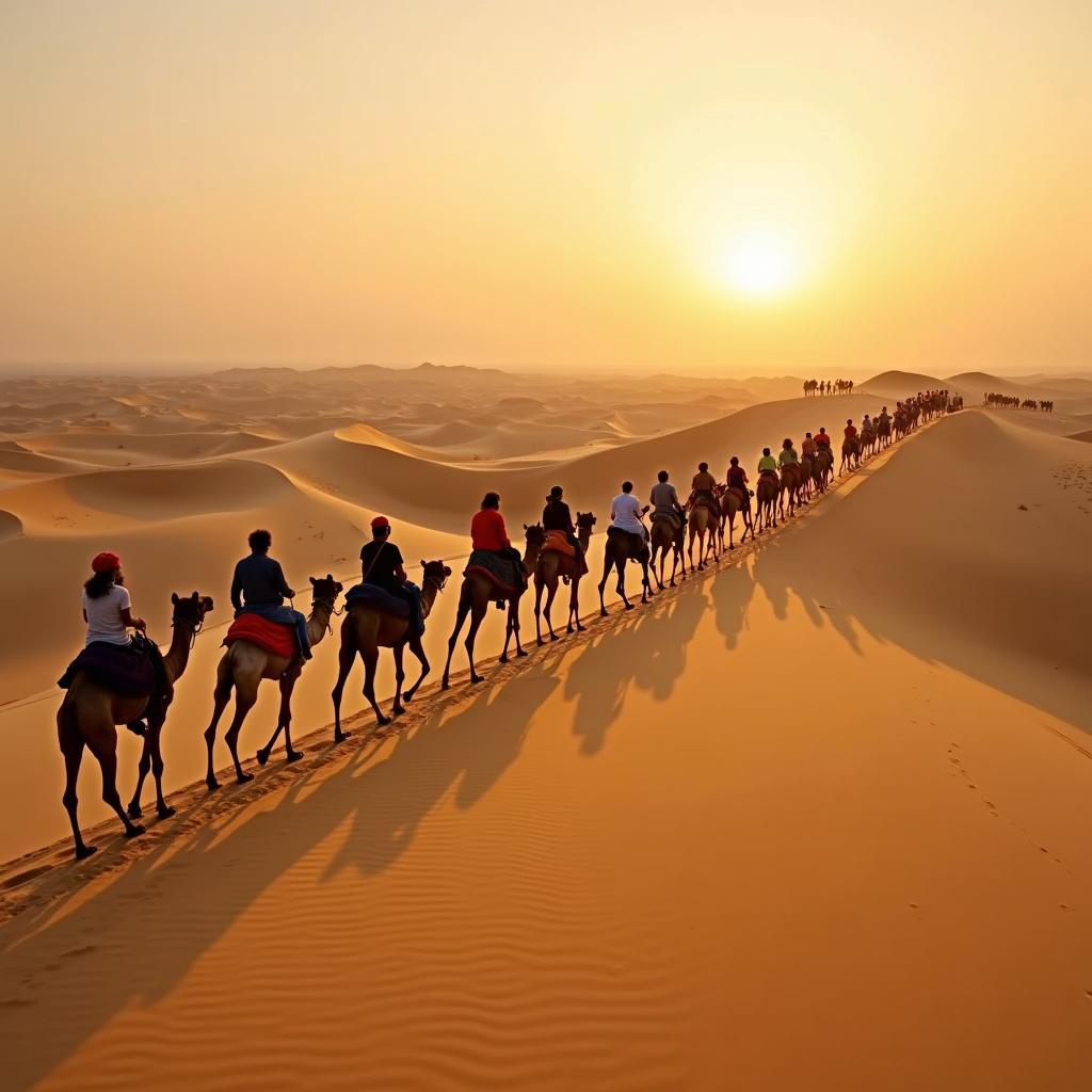 Camel Safari Adventure in the Rajasthan Desert