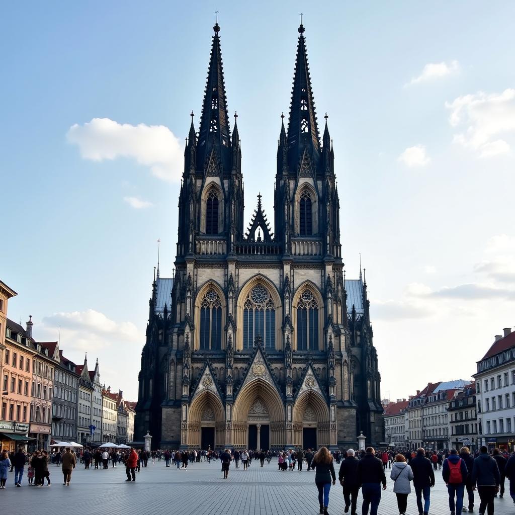 Cologne Cathedral during a 7 Day Germany Tour