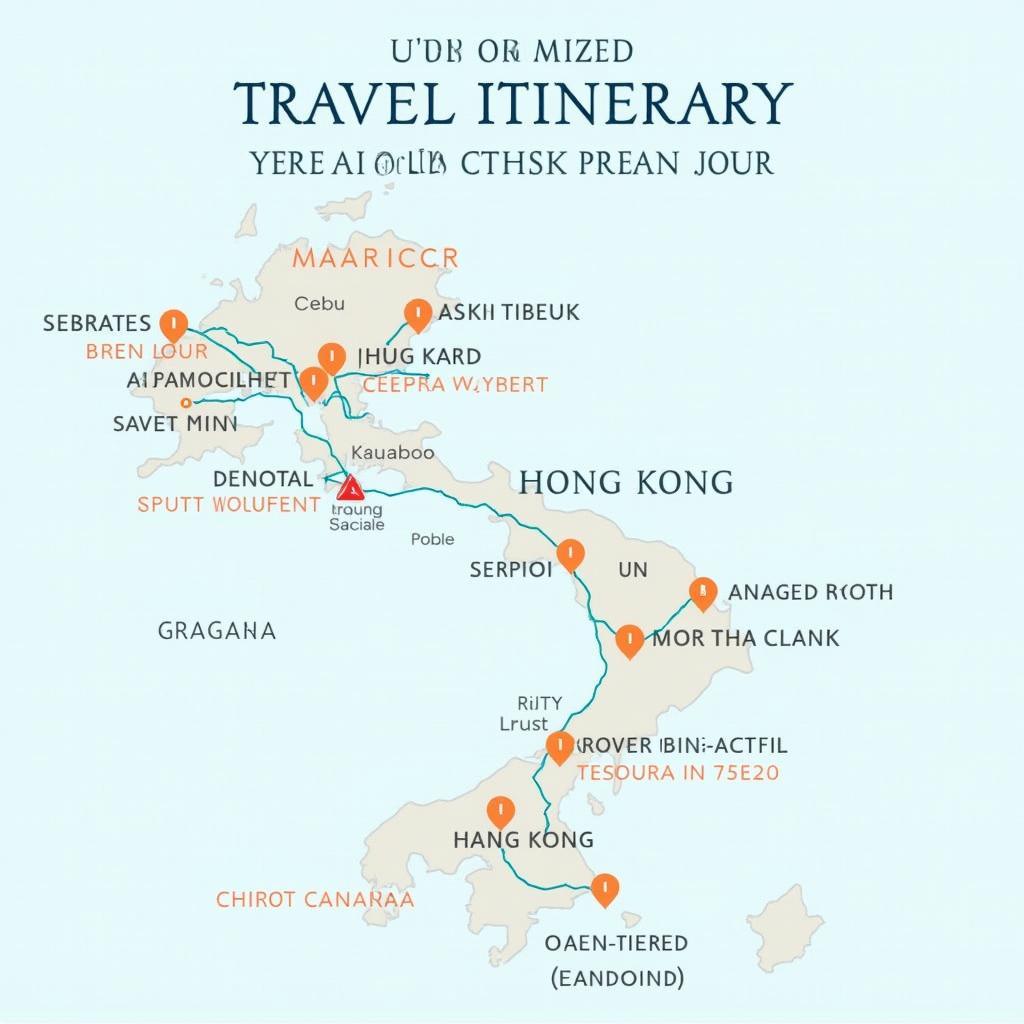 Personalized Travel Itinerary for Cebu and Hong Kong