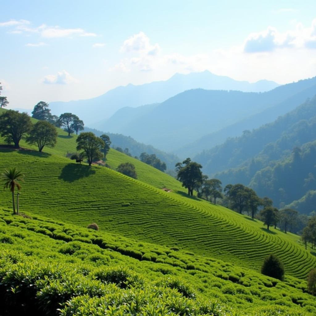 Darjeeling Tea Gardens Scenic View