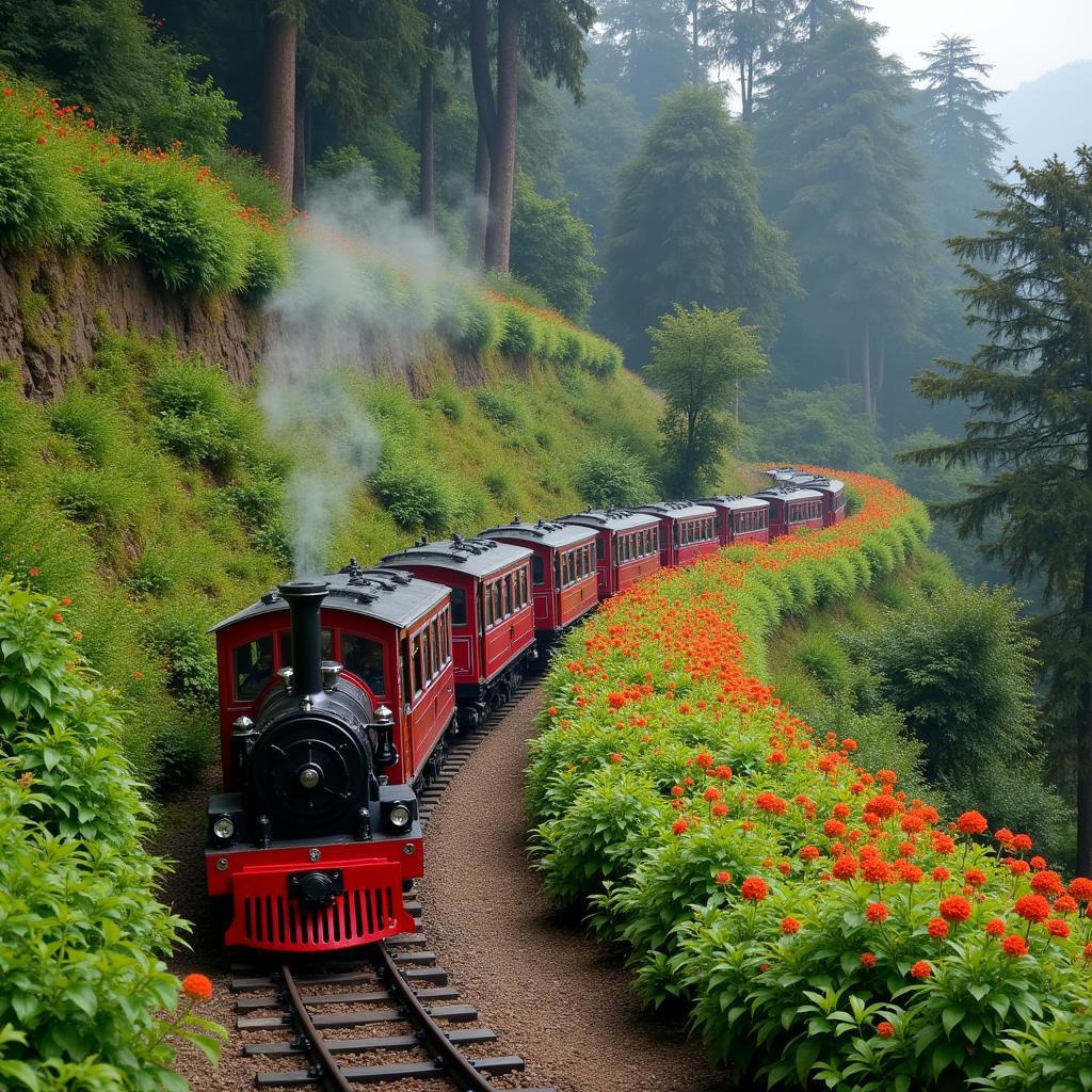 Darjeeling Toy Train at Batasia Loop