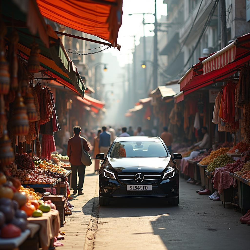 Experiencing Delhi's Diverse Markets by Car