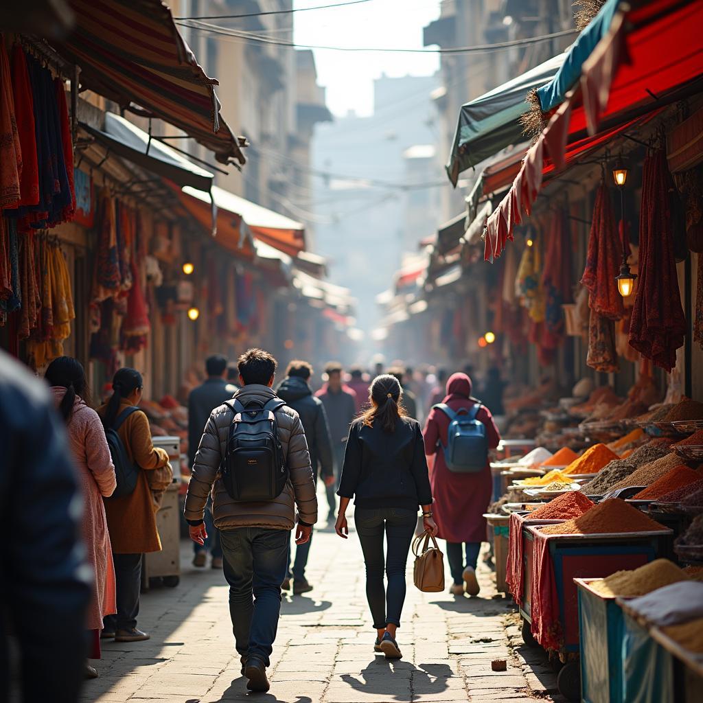 Navigating the Bustling Chandni Chowk Market in Old Delhi