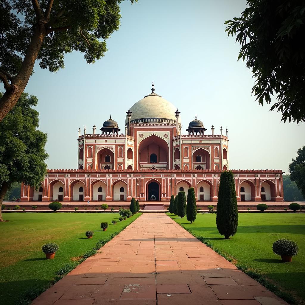 The Serene Beauty of Humayun's Tomb in Delhi