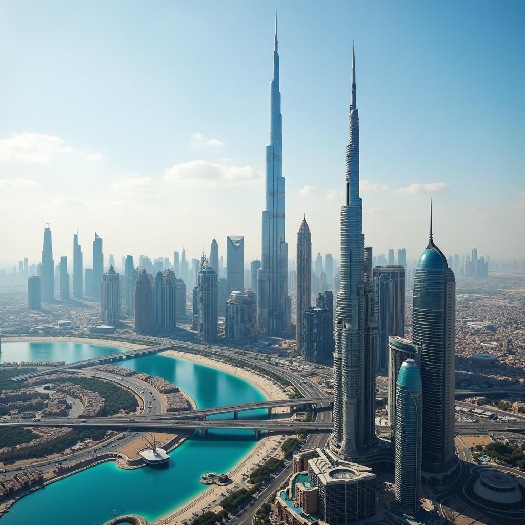 Dubai's Modern Architecture Skyline