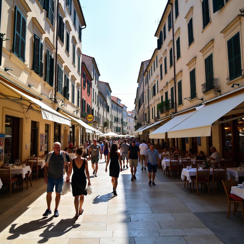 Exploring Stradun in Dubrovnik Old Town