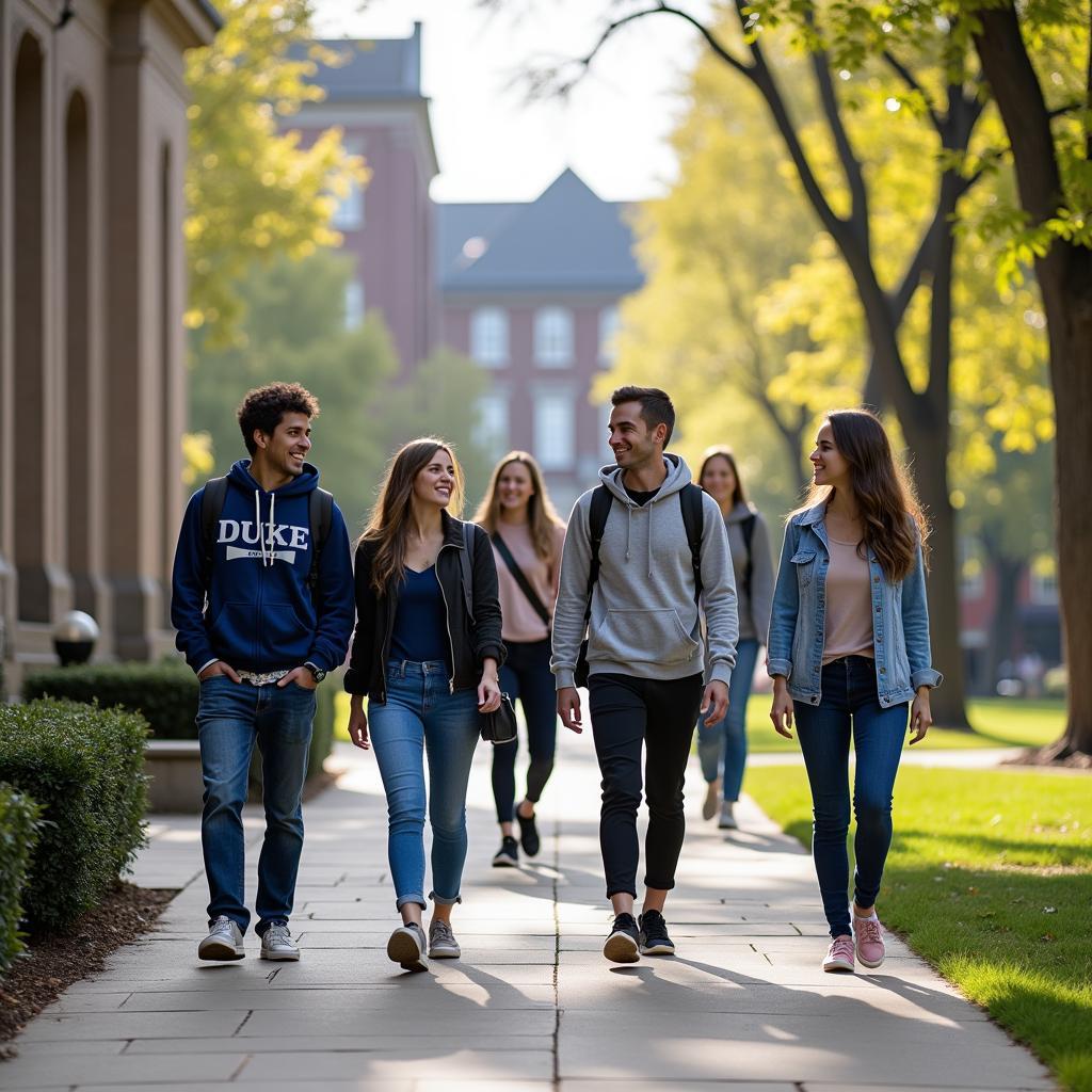 Duke Campus Tour with Students