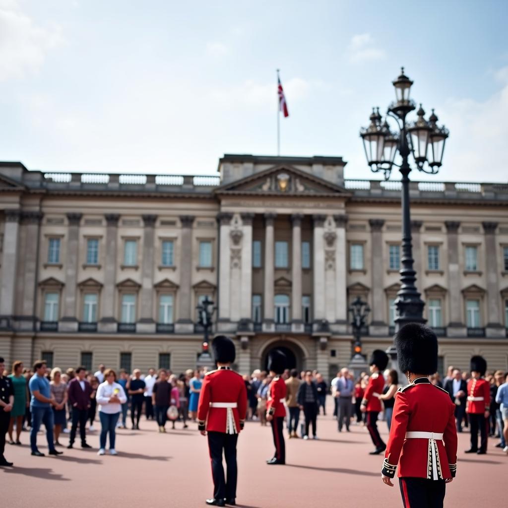 Buckingham Palace in London