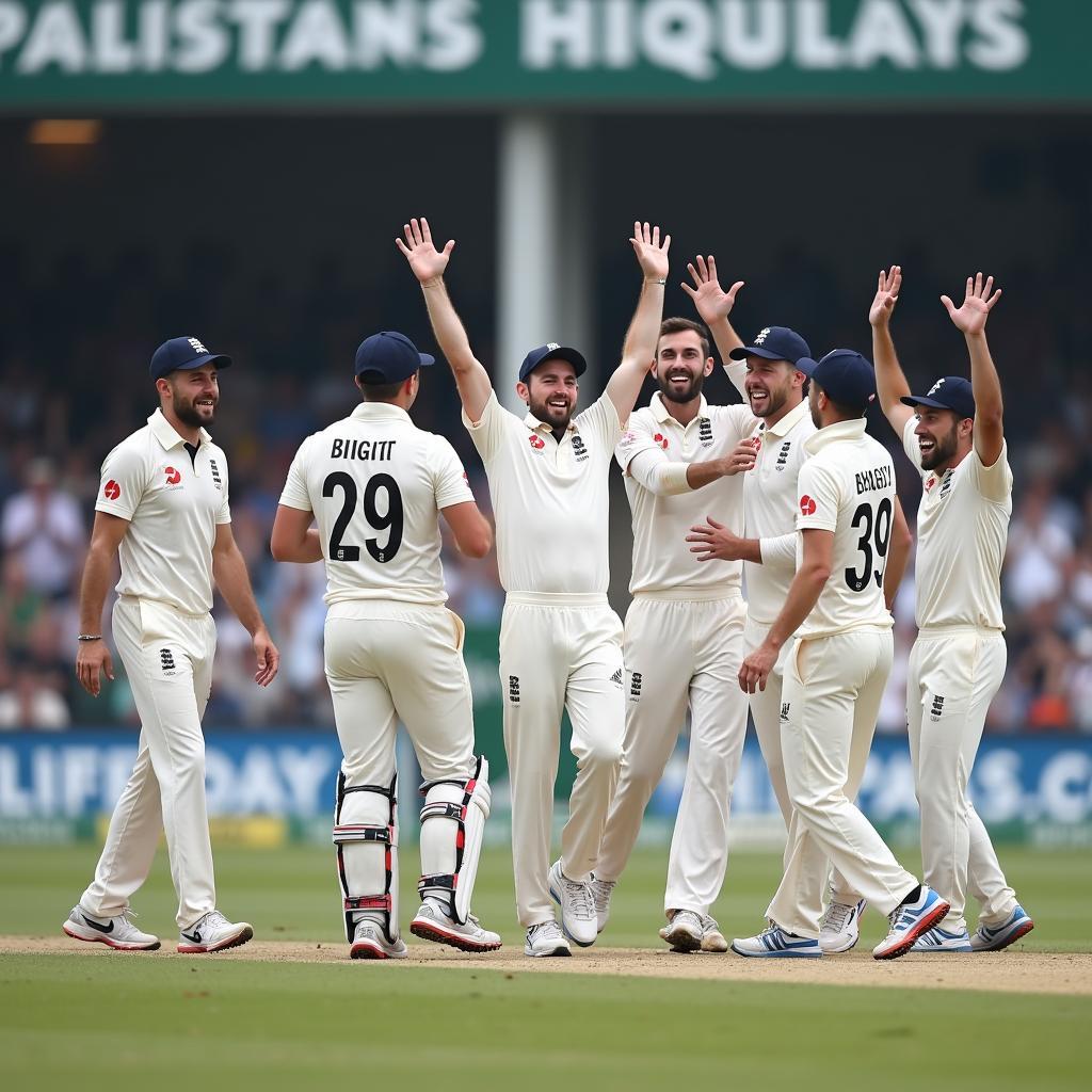 England Victory Celebration in Pakistan 2022