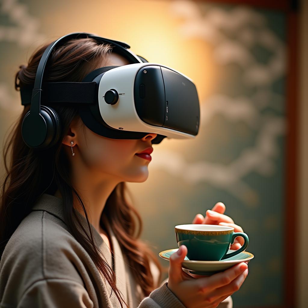 Immersing in Japanese Culture during VR Tour