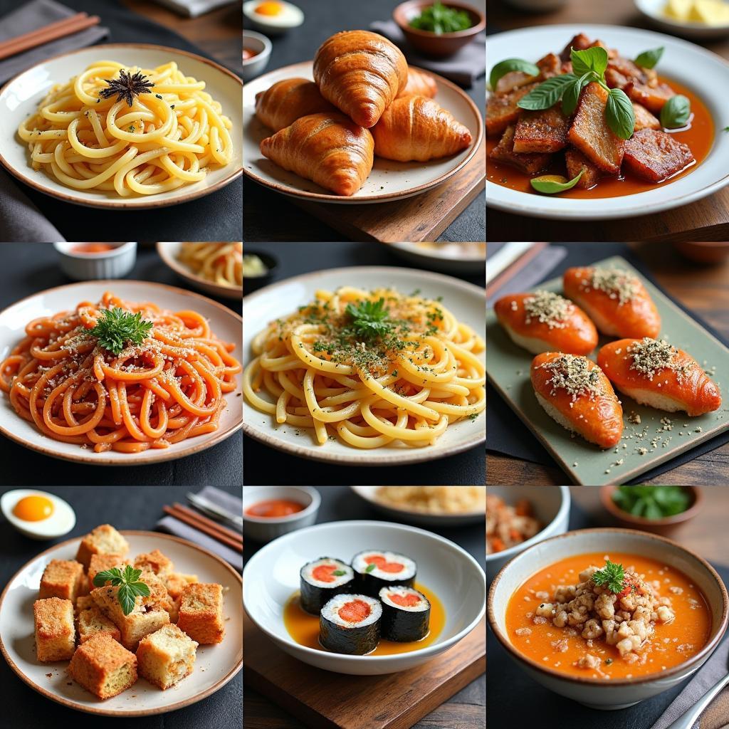 Europe and Japan Culinary Delights