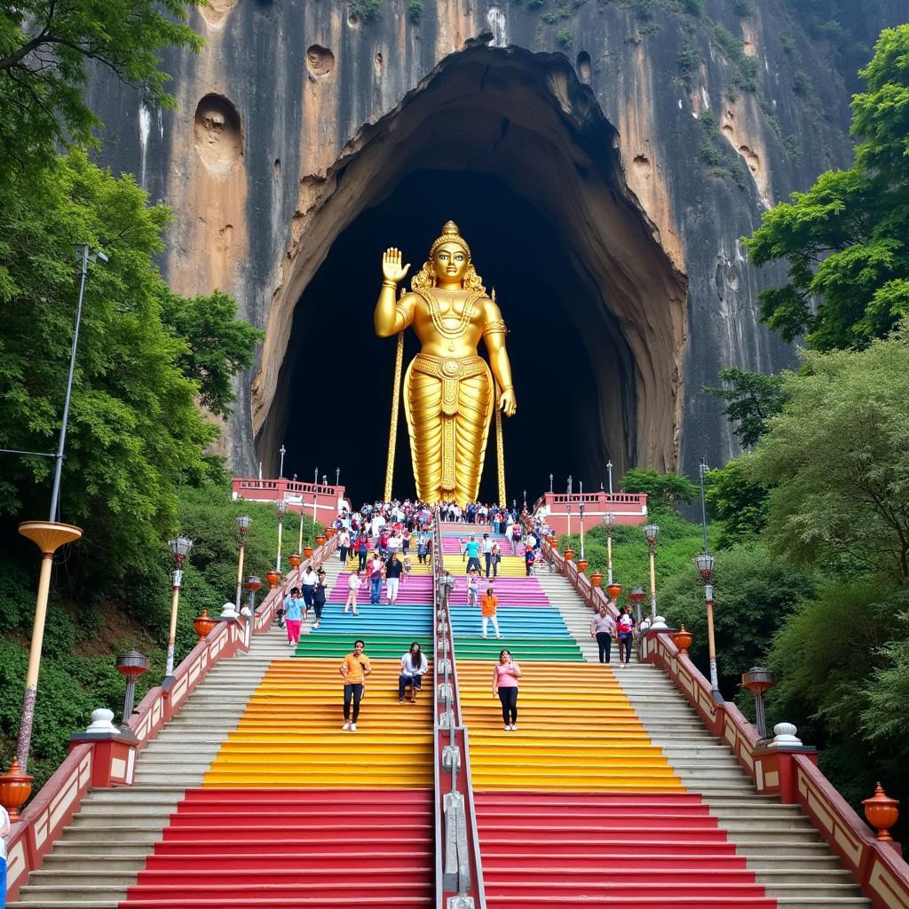 Exploring Batu Caves on a Malaysia Tour