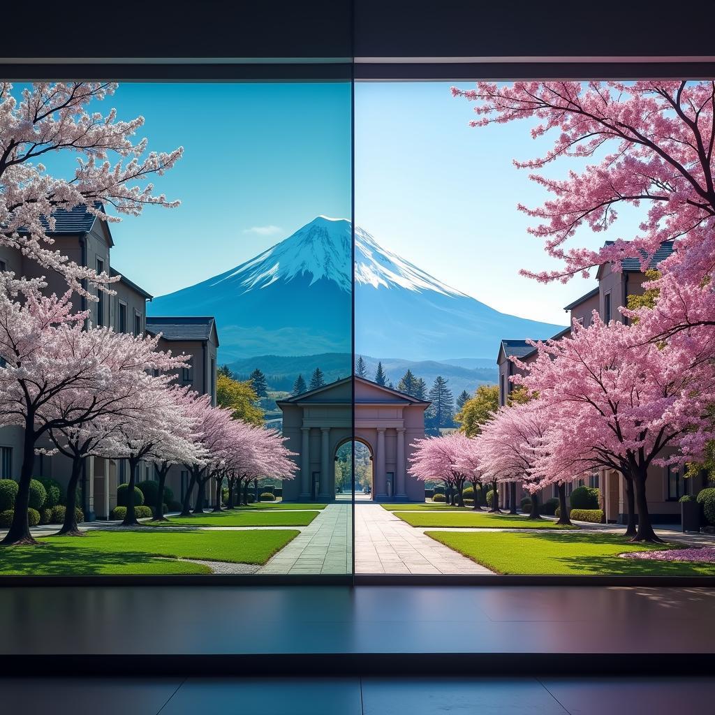 Exploring Japan through Virtual Campus Tours