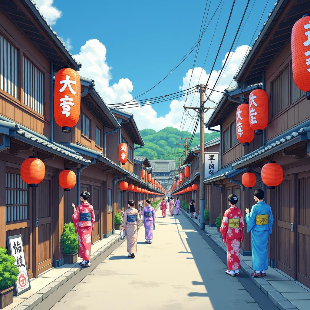 Exploring a Traditional Japanese Street