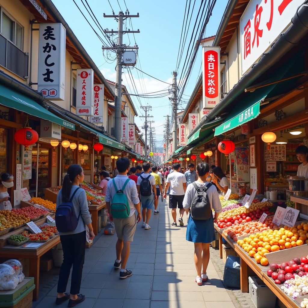 Exploring a Traditional Japanese Market