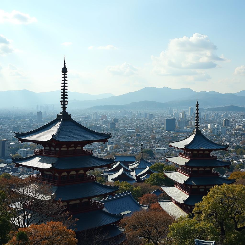 Kyoto Temples and Potential "Vieille Tour" Locations