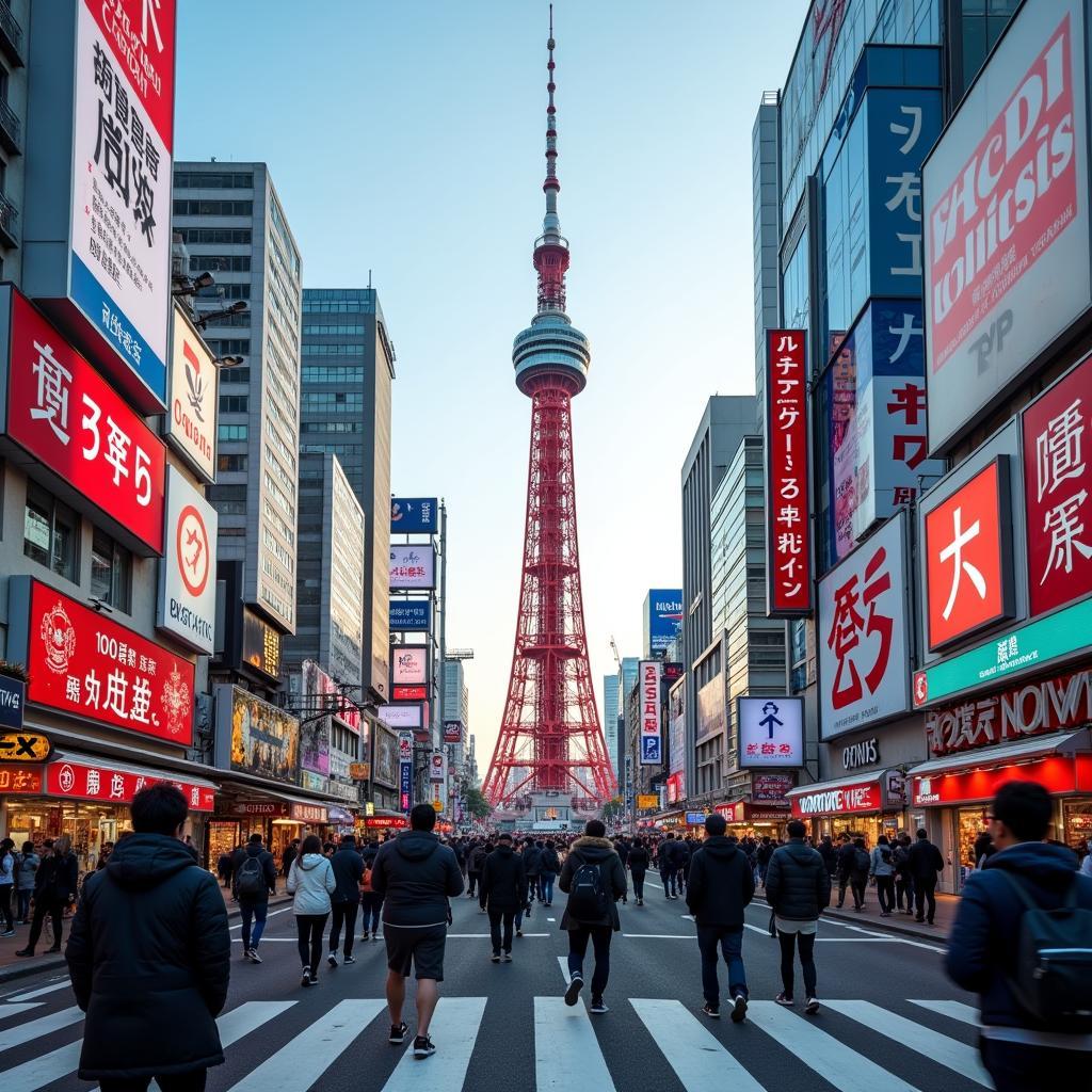 Exploring the vibrant streets of Tokyo with a guided tour from Kottayam.