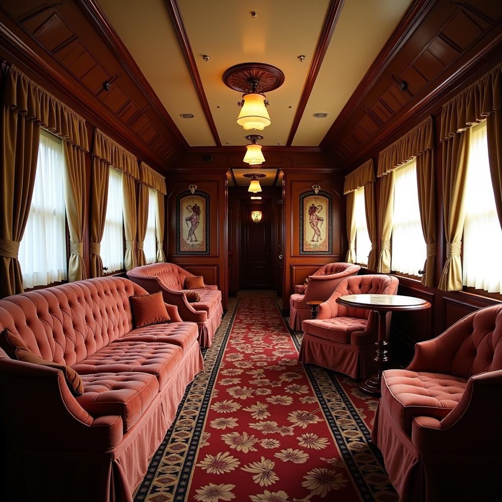 Fairy Queen Train Cabin Interior