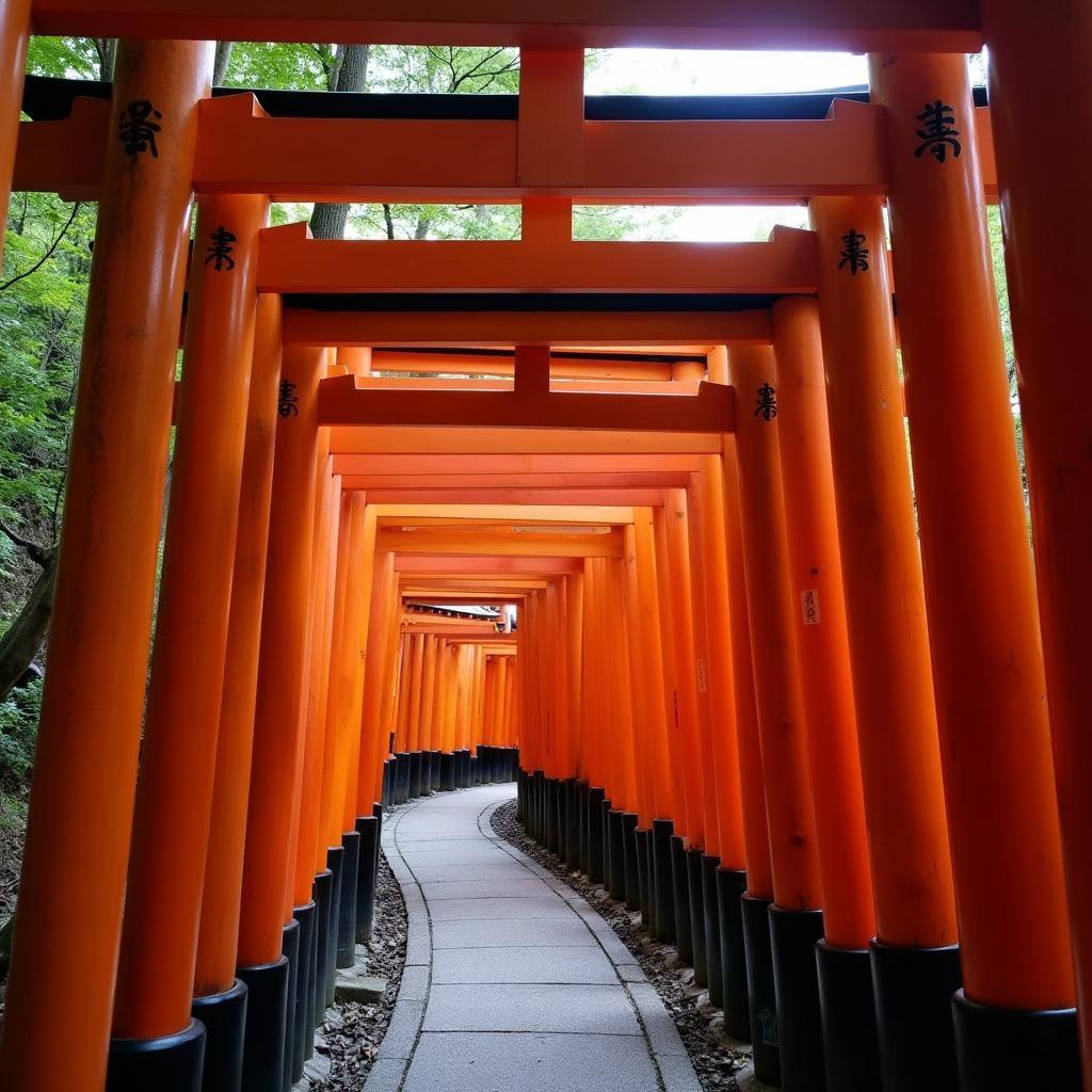 Spiritual Journey at Fushimi Inari Shrine