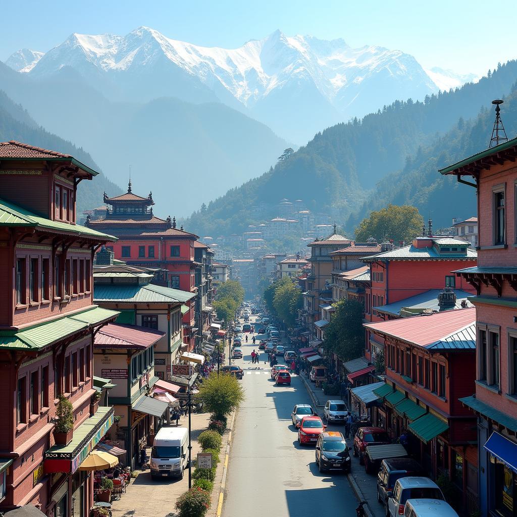 Gangtok Cityscape: A Blend of Tradition and Modernity